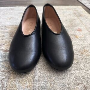 Riccardo Boccia Black Genuine Leather Flats – Made in Italy – Size 7.5